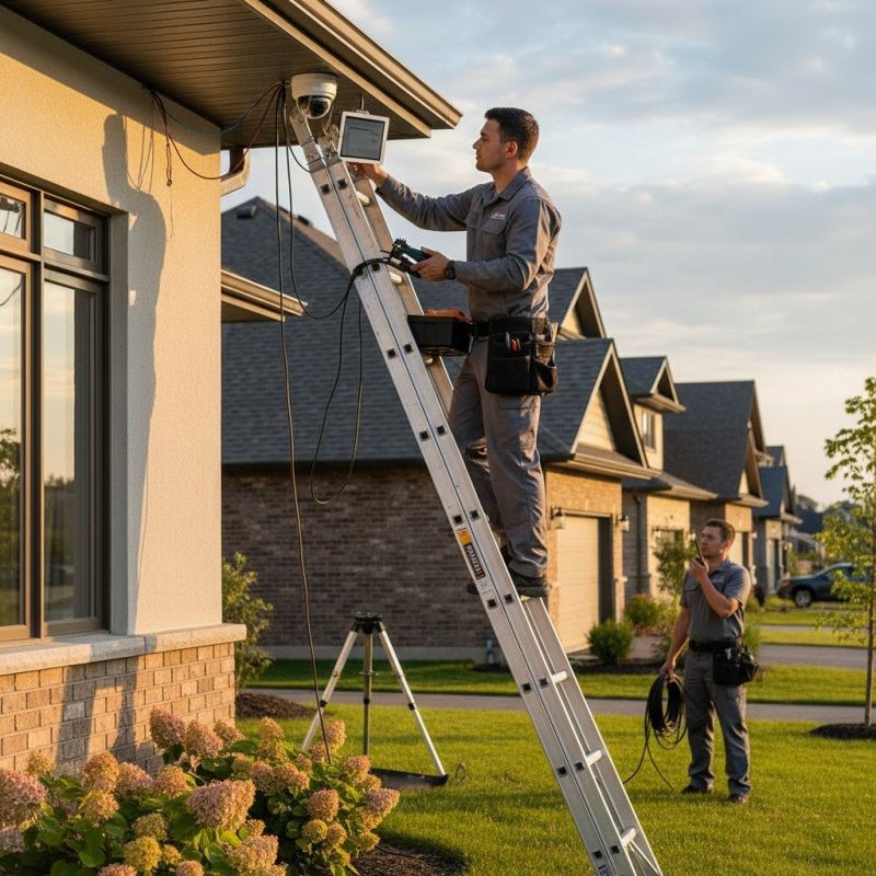 Security Camera Installation detail