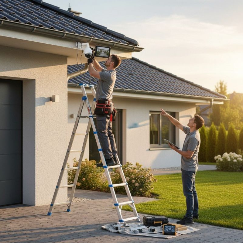 Surveillance Camera Installation detail
