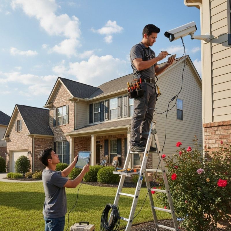Surveillance Camera Installation detail